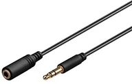 Kable - Goobay przedłużacz audio 3,5 MM wtyczka stereo > 3,5 MM gniazdko stereo 3,0 m Czarny, 1 szt. 97120 - miniaturka - grafika 1
