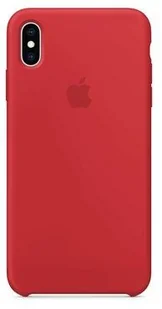 Etui silikonowe Apple iPhone XS Max czerwone - Etui i futerały do telefonów - miniaturka - grafika 4