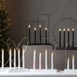 Eglo Eglo 410985 - Świecznik bożonarodzeniowy GLOSSY FRAME 4xE10/3W/230V biały - Oświetlenie świąteczne - miniaturka - grafika 3