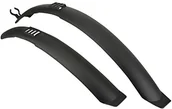 Błotniki rowerowe - Fischer dorosłych zestaw ochrona przed wodą bryzgową, czarna, 24  26" 85965 - miniaturka - grafika 1