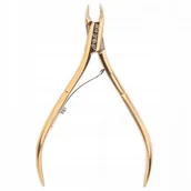 Akcesoria do paznokci - ABA Group Złote Cążki Premium Do Skórek 4 mm - miniaturka - grafika 1