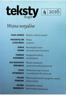 Teksty drugie nr 4 Używana - Czasopisma - miniaturka - grafika 3
