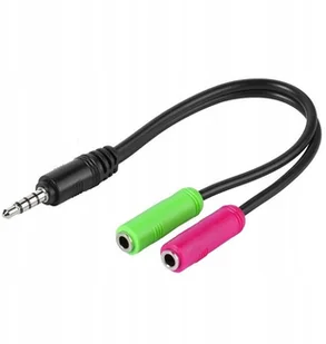 Vivanco Adapter Jack 3.5mm 0.1m 3.5mm 0.1m - Kable - miniaturka - grafika 3