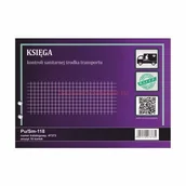 Druki akcydensowe - Firma krajewski Księga kontroli sanitarnej środka transportu [Pu/Sm-118] Pu/Sm-118 - miniaturka - grafika 1