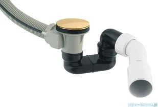 Omnires syfon wannowy automatyczny złoty TK104-PLUS-3.04+64-SGL | - Syfony - miniaturka - grafika 4