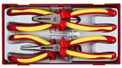 Kombinerki i obcęgi - TENG TOOLS TENGTOOLS ZESTAW 4 SZCZYPIEC IZOLOWANYCH 1000V TTV440 - miniaturka - grafika 1