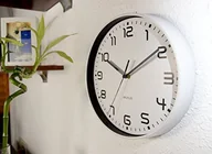 Zegary - Walplus WAL Plus chictime Biały 25 cm Zegar ścienny cichy ruchem domowe WC2069 - miniaturka - grafika 1