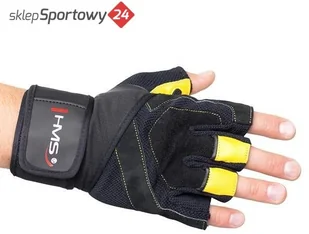 HMS RĘKAWICZKI DO ĆWICZEŃ CZARN-ŻÓŁT ROZM XXL 17-63-204 - Rękawice do ćwiczeń - miniaturka - grafika 4