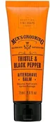 Balsamy po goleniu - Scottish Fine Soaps Mens Grooming Thistle & Black Pepper balsam po goleniu 75 ml - miniaturka - grafika 1