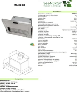 SeeNERGY Magic 60 - Okapy kuchenne - miniaturka - grafika 8