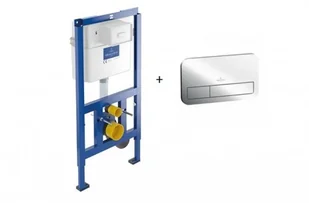 Villeroy & Boch ViConnect Zestaw Stelaż podtynkowy do WC H112 cm z przyciskiem spłukującym 92246100+92249061 odbiór osobisty Kraków Warszawa 29-Innych-Miast - Przyciski spłukujące - miniaturka - grafika 3