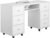 Stoliki do manicure - physa physa Biurko do manicure - pochłaniacz - 6 szuflad PHY-MT-3 - 3 LATA GWARANCJI PHY-MT-3 - miniaturka - grafika 1