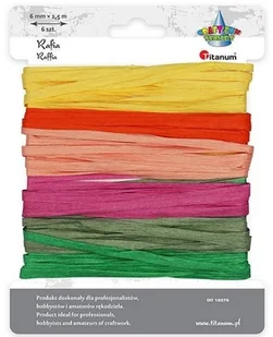 Hasta Sznurek Raffia 6 kolorów 2,5mb 338704 Pbh - Decoupage - miniaturka - grafika 2