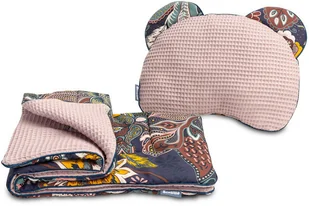 Komplet do wózka kołderka kocyk i poduszka miś - Pościel dla dzieci - miniaturka - grafika 2