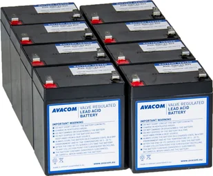 Avacom AVACOM AVA-RBC43-KIT zapasowy akumulator na RBC43 (8 sztuki) 8591849052470 - Zasilacze awaryjne UPS - miniaturka - grafika 3
