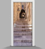 Naklejki na drzwi i meble - Naklejka samoprzylepna na drzwi Schodami w górę - miniaturka - grafika 1