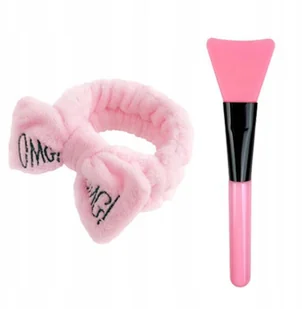 Pędzel Silikonowy Do Maseczki Czarno-różowy - Pędzle do makijażu - miniaturka - grafika 2