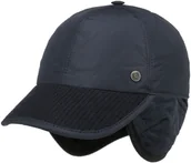 Czapki męskie - Bugatti Style Mix Cap with Ear Flaps by ciemnoniebieski, 56 cm - miniaturka - grafika 1