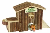Akcesoria dla gryzoni - Karlie Flamingo 84785 Nager Alaska domu z prawdziwego drewna 17 x 11 x 9 cm - miniaturka - grafika 1