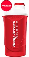 Shakery barmańskie - Body Attack Sports Nutrition Protein shaker, pojemność 600 ML, , , czerwony-biały, 69943 - miniaturka - grafika 1