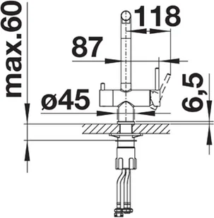 Blanco Bateria FONTAS II UltraResist z filtrem 525228 - Baterie kuchenne - miniaturka - grafika 5