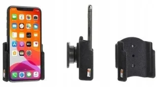 Brodit AB Uchwyt do Apple iPhone 11 Pro z możliwością wpięcia kabla lightning USB-C 711161 - Uchwyty samochodowe do telefonów - miniaturka - grafika 7