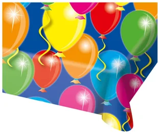 Folat Obrus foliowy "Baloniki", Folat, 130 x 180 cm FL04593 - Dekoracje i nakrycia stołu na imprezę - miniaturka - grafika 2