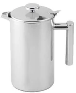 Dzbanki i imbryki - Weis Karafka dzban na sok dzbanek na wodę termoizolowany 1 litrów  dzbanek na herbatę ze stali nierdzewnej z pokrywą 16929 - miniaturka - grafika 1