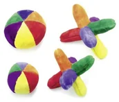 Zabawki dla psów - Karlie Plusz Flamingo 45361 ball, mała ok. 14 cm z squeeker - miniaturka - grafika 1