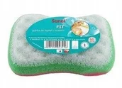 Rękawice i gąbki do kąpieli - Sanel Gąbka Fit do kąpieli i masażu - miniaturka - grafika 1