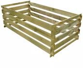 Kompostowniki - vidaXL Kompostownik, impregnowane drewno sosnowe, 160x80x58 cm - miniaturka - grafika 1