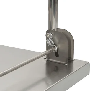 vidaXL Wózek platformowy, srebrny, 82x53x86 cm, stal nierdzewna - Wózki magazynowe - miniaturka - grafika 6