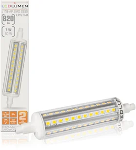LEDlumen Żarówka LED CCD WW J118-AP, R7s, 7 W, barwa biała ciepła - Żarówki LED - miniaturka - grafika 6