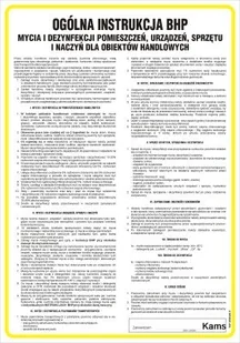 TD IAG11 Instrukcja BHP mycia i dezynfekcji pomieszczeń, urządzeń, sprzętu i naczyń dla obiektów handlowych - Tablice BHP TD IAG11 Instrukcja BHP mycia i dezynfekcji pomieszczeń, urządzeń, sprzętu i naczyń dla obiektów handlowych - Tablice BHP - miniaturka - grafika 1