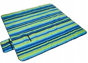 Koce piknikowe - Koc Piknikowy Plażowy Z Izolacją mata duży 200x200 - miniaturka - grafika 1