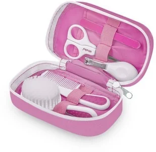Akuku Zestaw kosmetyczny dla dziecka Różowy - Inne akcesoria do pielęgnacji dzieci - miniaturka - grafika 3
