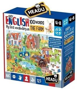 Headu Angielski 100 słów - Farma HEADU - Puzzle - miniaturka - grafika 2