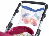 Akcesoria dla lalek - Heless 965 - siatka do wózka lalek, ok. 43 x 16 x 2,5 cm, zapewnia więcej miejsca do przechowywania w wózku dla lalek 965Heless - miniaturka - grafika 1