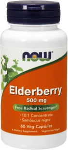 Now Foods Sklep ELDERBERRY, 500MG - 60 VCAPS NOWFOODS - Witaminy i minerały dla sportowców Now Foods Sklep ELDERBERRY, 500MG - 60 VCAPS NOWFOODS - Witaminy i minerały dla sportowców - miniaturka - grafika 1