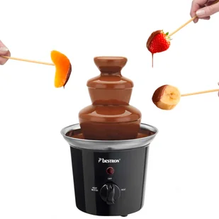 BESTRON Bestron Fontanna czekoladowa, ACF300, czarna - Zestawy do fondue - miniaturka - grafika 5