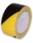 Wyposażenie miejsc publicznych - Taśma ostrzegawcza samoprzylepna dwukolorowa - miniaturka - grafika 1