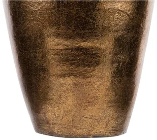 Beliani Wazon dekoracyjny złoty błyszczący LORCA - Poduszki ogrodowe - miniaturka - grafika 11