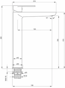 Deante Alpinia BGA 021K 5908212053522 - Baterie wannowe i prysznicowe - miniaturka - grafika 4