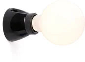 Lampy ścienne - Faro BARCELONA Lampa ścienna Kera, czarna - miniaturka - grafika 1