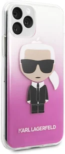 Karl Lagerfeld Iconic Karl Gradient Etui iPhone 11 Pro (różowy) KLHCN58TRDFKPI - Etui i futerały do telefonów - miniaturka - grafika 6
