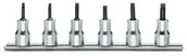 Klucze i nasadki - Beta KPL.NASADEK 3/8" TORX T15-T40 6SZT 910TX/SB6 - miniaturka - grafika 1