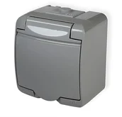 Gniazdka elektryczne - Karlik Junior gniazdo pojedyncze 10GHE-1 10GHE-1 - miniaturka - grafika 1