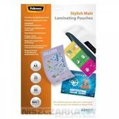 Folie do laminatora - Fellowes Folia do laminowania MATOWA A3 80 mikronów / 25szt - miniaturka - grafika 1