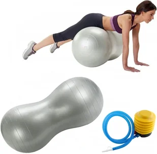 Piłka Gimnastyczna Fitness Orzeszek Fasolka Duża - Piłki do ćwiczeń - miniaturka - grafika 2
