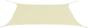 vidaXL vidaXL Żagiel przeciwsłoneczny tkanina Oxford prostokąt 4x6 m, kremowy - Parasole ogrodowe - miniaturka - grafika 4